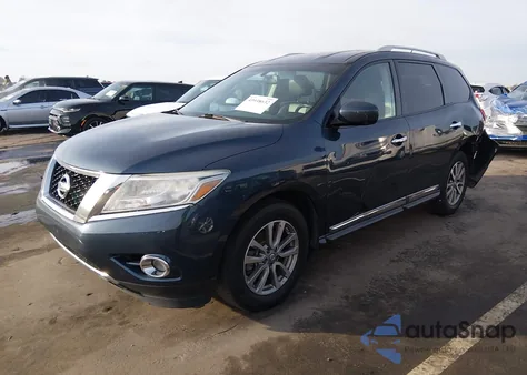 2016 Nissan Pathfinder Sl z USA, uszkodzony, nr VIN 5N1AR2MN0GC656201